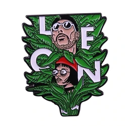 Leon The Professional House Plant Badge Favorite Film Character Enamel Pin the nice killer Brooch Accessory boy girlfriends Gift