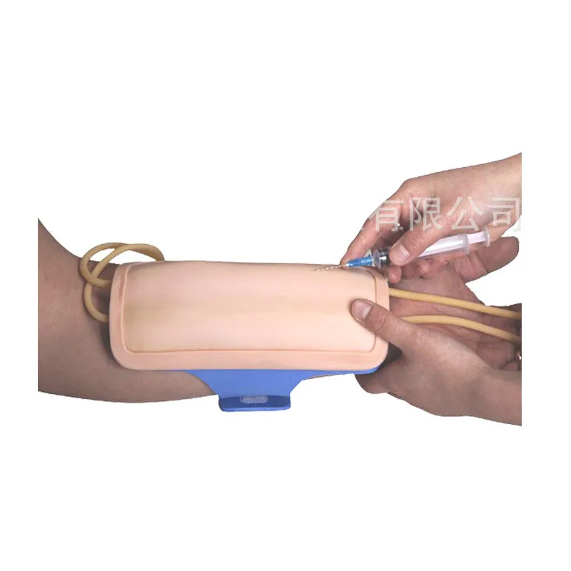 Free shipping Forearm vein Venous puncture wearable hand model Arm injection Nurse taking blood Training practice Mold