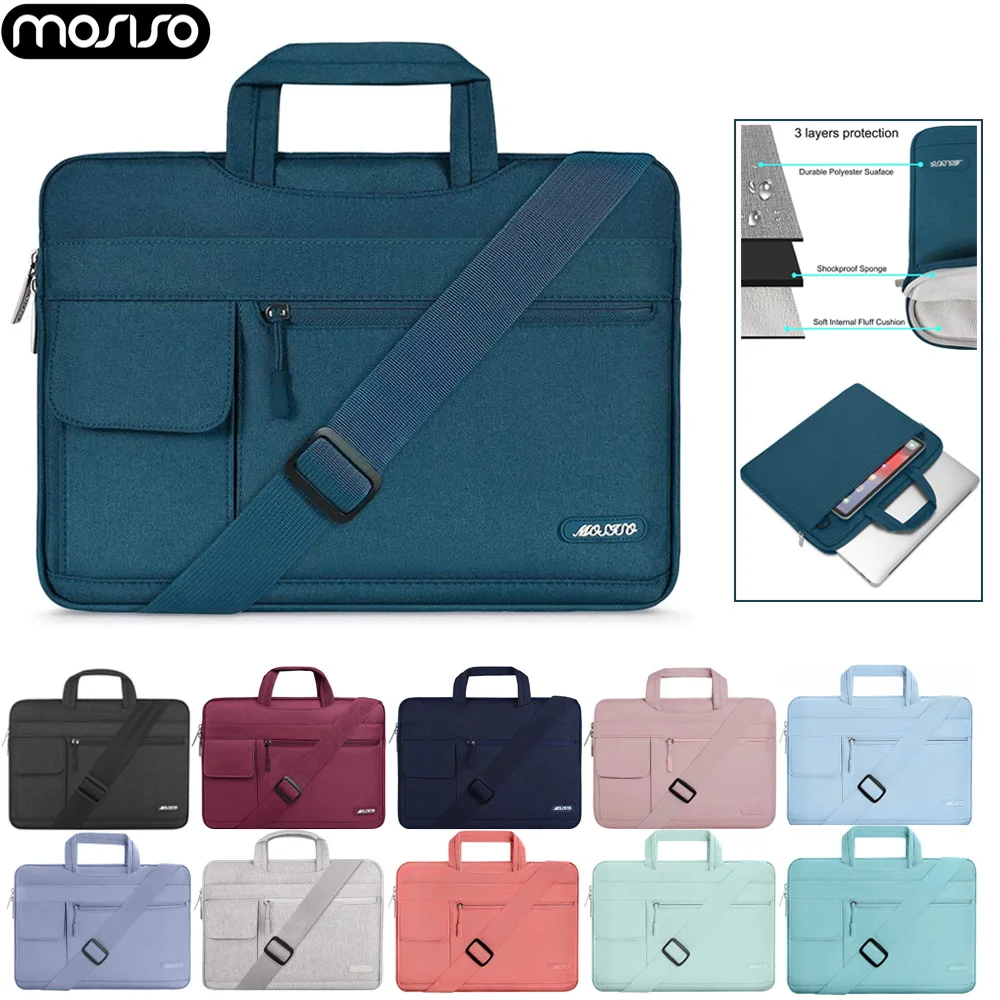 

Laptop Bag Case Waterproof Notebook Messenger Bag 13.3 14 15.6 17.3 inch Laptop Sleeve for MacBook Lenovo HP Asus Acer Men Women