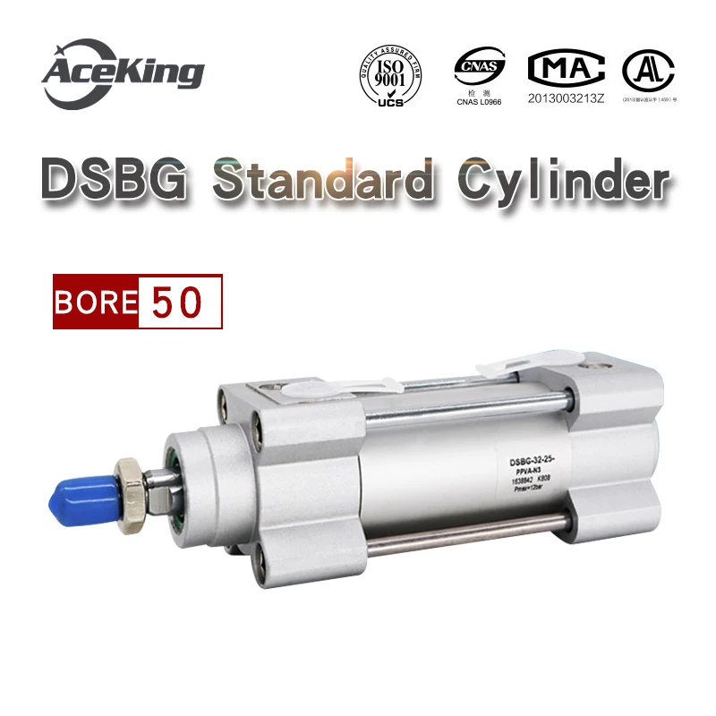 DSBG Cylinder small pneumatic accessories complete set DSBG50-25/50/75/100/125/150/200/300/400/500/600/700/800/1000-PPVA-N3