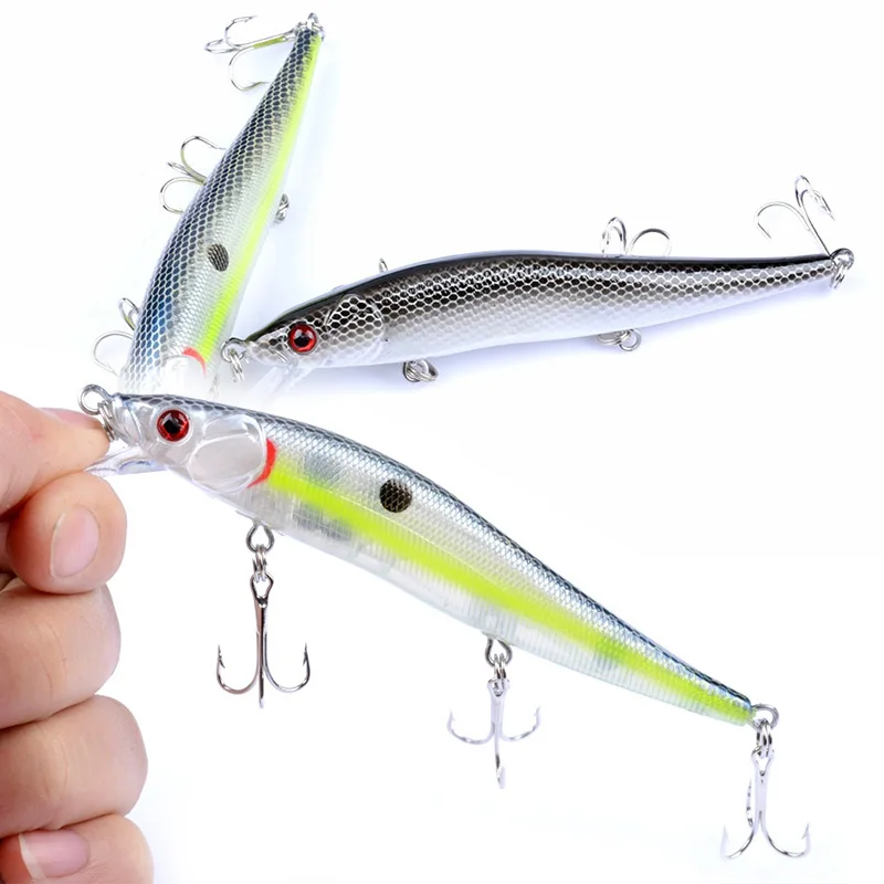 1Pcs Floating Minnow Fishing Lure 11.5cm 13.5g Jig Wobblers Artificial Hard Bait Swimbaits Crankbaits Bass Carp Fishing Tackle