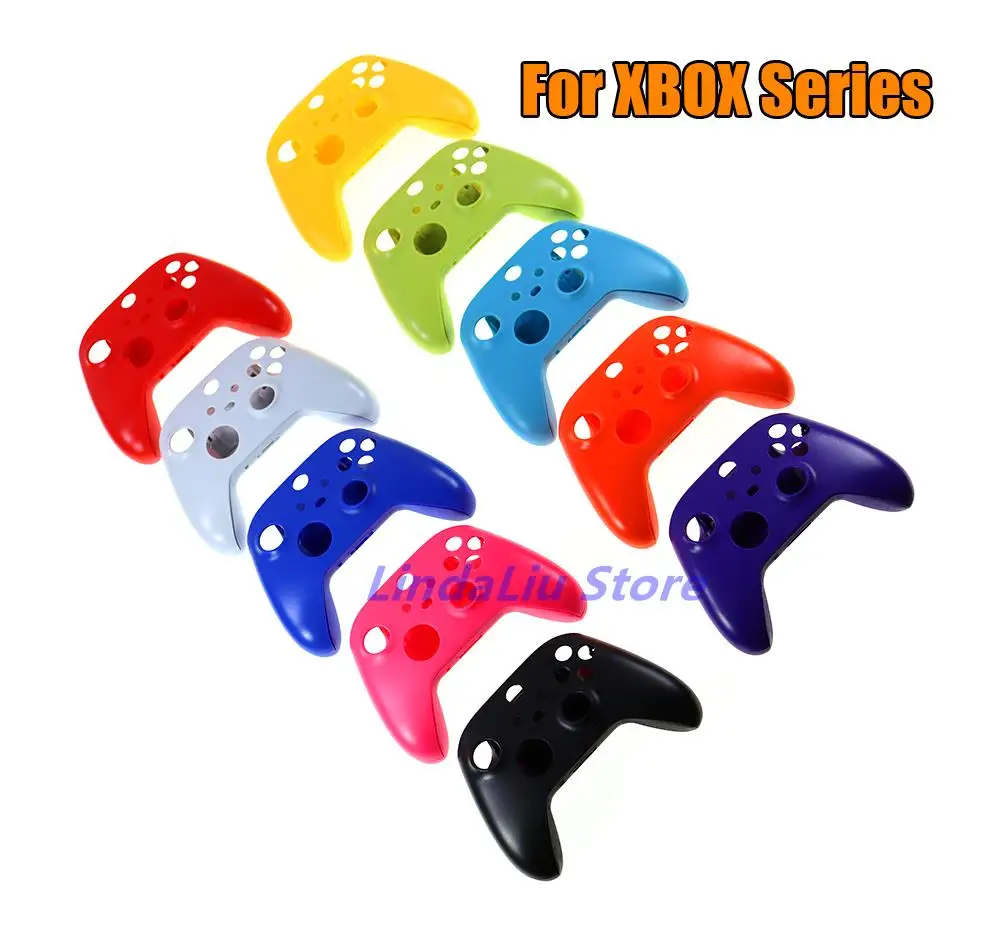 

15sets Solid Color Front + Back Shell Cover for Xbox Series X S Housing Shell Cover Case for Xbox S X Game Controller