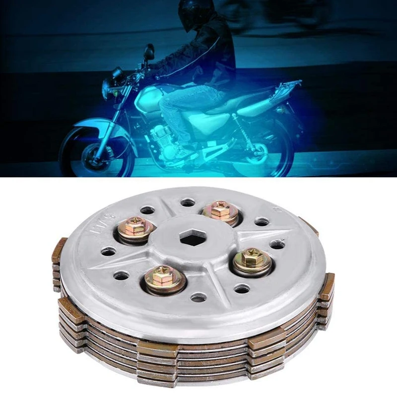 Compleet Clutch Setup Drum Assy Mand Wrijving Platen Kit Zitten Clutch Platen Voor Yamaha YBR125 Yb 125 XTZ125 TTR-125