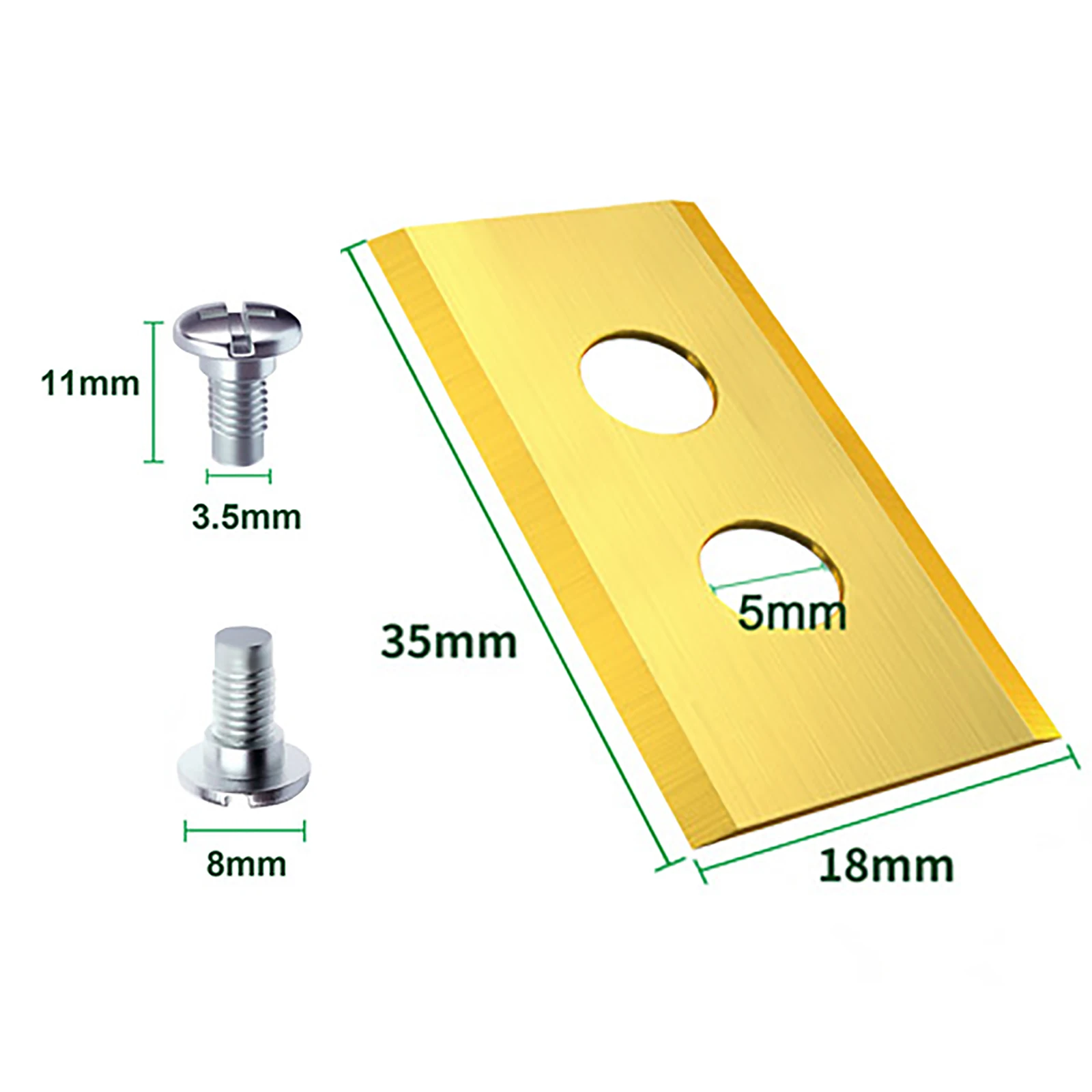 30Pcs Titanium Plating Trimmer Blades Lawn Mower Trimmer Cutter for Husqvarna Automower/gardena Robotic Lawnmower Accessories