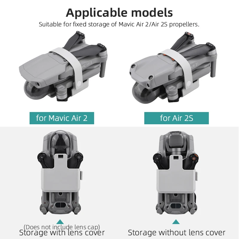 Para dji mavic ar 2/2s hélice titular lâmina estabilizador adereços montagem fixa protetor cinto zangão acessórios