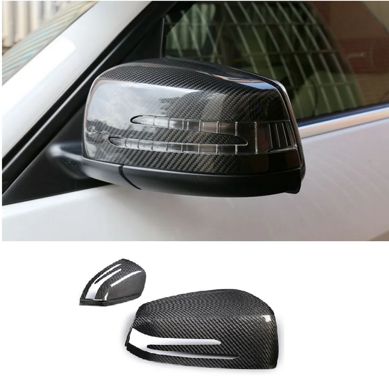 

Fit For Mercedes W204 W207 W212 W176 W218 W221 X204 A CLS E CLA Class Dry Carbon Fiber Rear Side Mirror Cover Caps Add on style