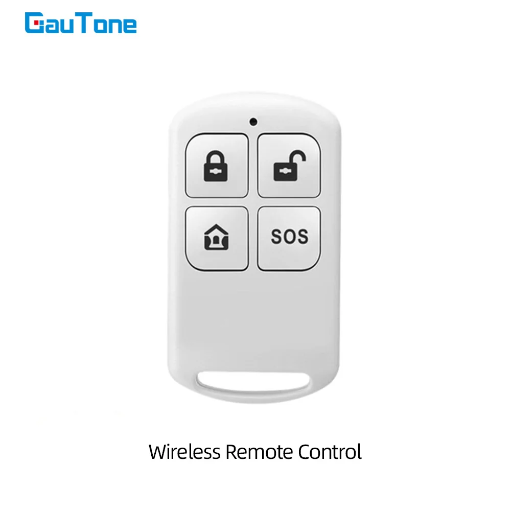 GauTone PF50 Wireless Remote Control Arm Disarm Detector for Alarm System Home Security 433MHz