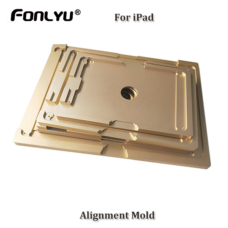 For iPad Pro12.9/10.5/9.7/Air2/Air/Mini4 LCD Outer Glass Screen Laminating UV Glue Positioning Alignment Mould