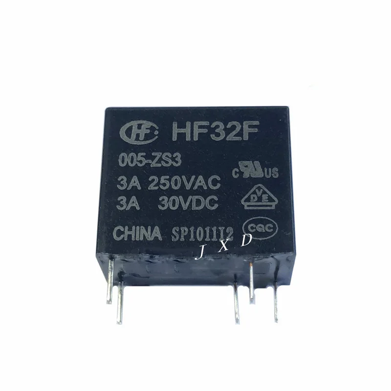 

HOT NEW 5V relay HF32F-005-ZS3 HF32F 005 ZS3 HF32F005ZS3 5VDC DC5V 5V 3A 5PIN