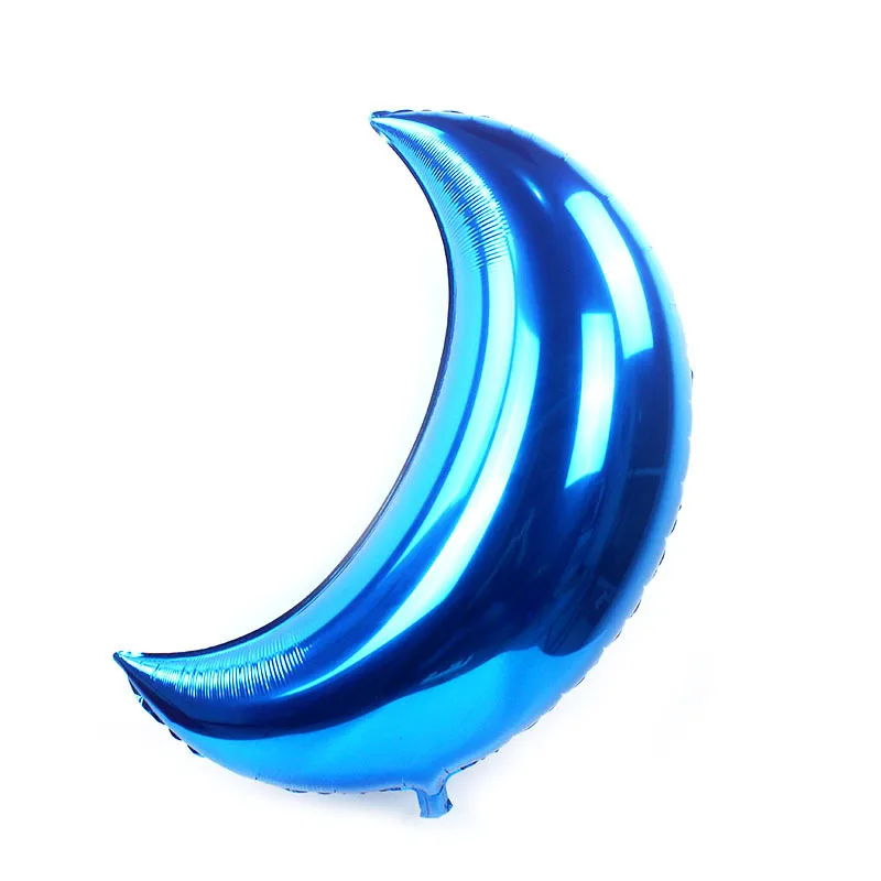 1pcs 36inch large moon foil helium balloons For Festival Wedding Decorations Happy Birthday Party Supplies Baby Shower Toys kids