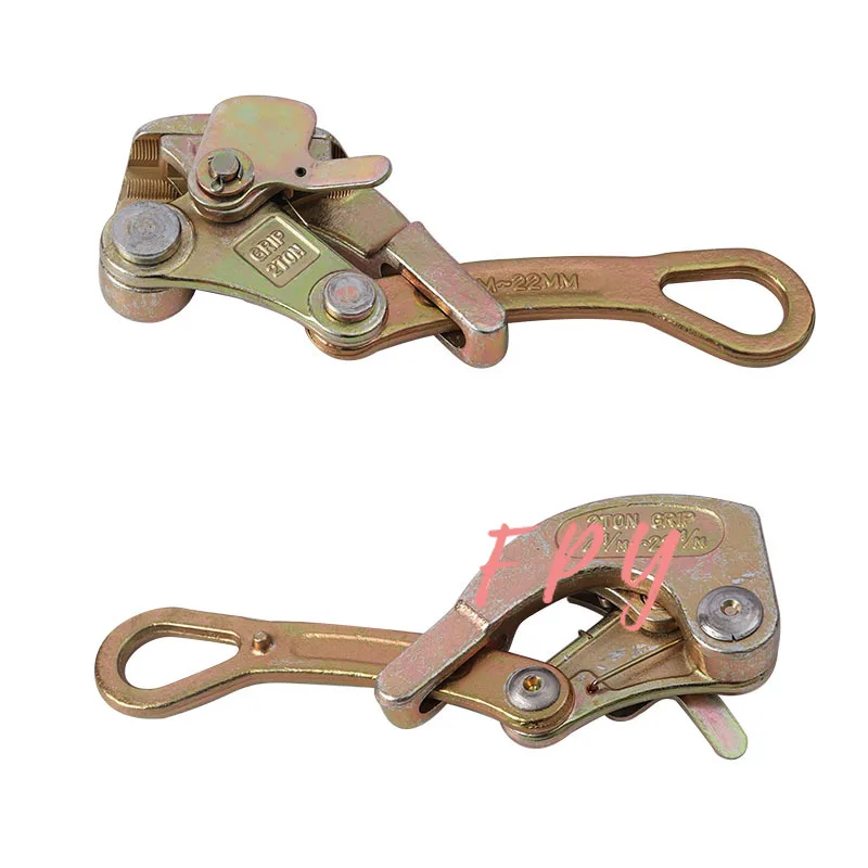 Overhead Cable Clamp Wire Rope Grip 4-22mm Jaw 2Ton(Japanese-style) hand puller come along gripeper