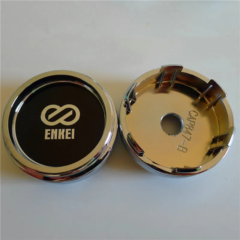 4pcs 60mm For ENKEI Car Wheel Center Hub Emblem Badge Cap Cover 45mm Stickers Auto Styling  Accessories