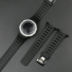 고무 스트랩 남성용 핀 버클 시계 액세서리 Suunto T1 T1C T3 T3C T3D T4C T4D, 스포츠 방수 실리콘 스트랩 시계 밴드