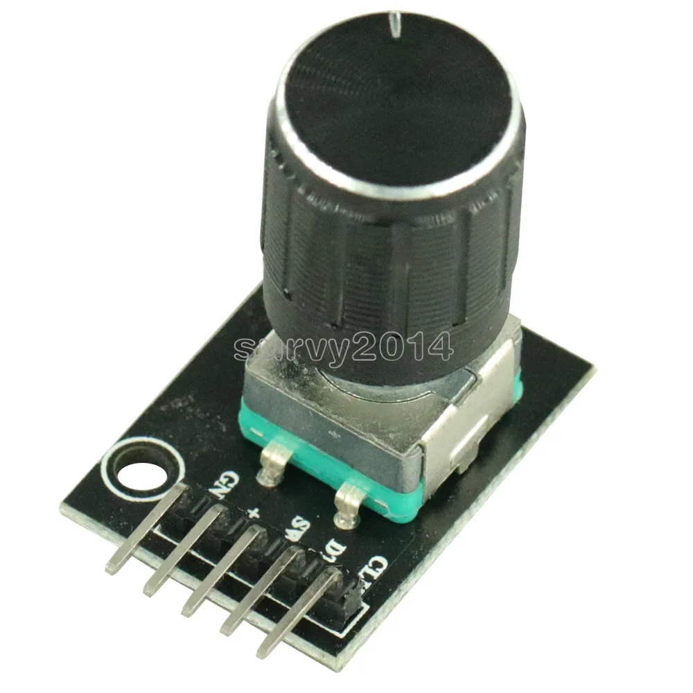 KY-040 360 Degrees Rotary Encoder Module with 15×16.5 mm Potentiometer Rotary Knob Cap for Arduino Brick Sensor Switch