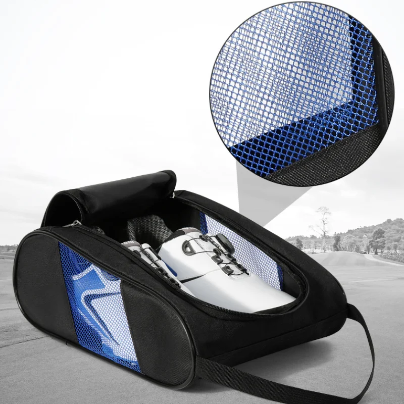 PGM Portable Mini Golf Shoe Bag Nylon Carrier Bags Golfball Holder Lightweight Breathable Pouch Pack Tee Bag Sports Accessories