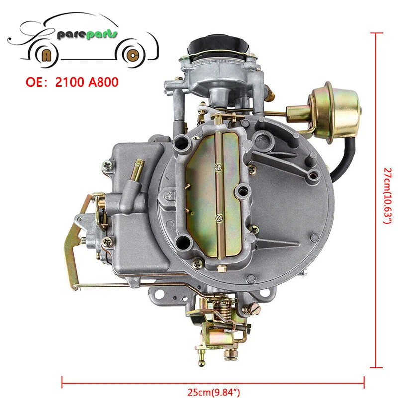 ASSy CARBURETOR Carb 2-Barrel 2100 A800 For Ford 302 F100 F250 F350 1964-1984 Engine For Mustang Engine 289 Cu 302 Cu 351 C