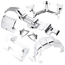 Chrome Engine Cover Kits For Harley Touring Street Glide Road King FLHX FLH/T FLHR 2017-2023