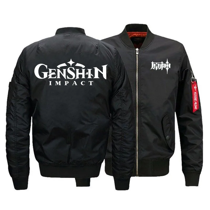 Mens Winter Coats Outerwear Game Clothing Flight Bomber Jacket Windbreaker Thick Warm Male Parkas Military