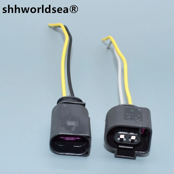 

shhworldsea 1pcs 3.5mm Auto Wiring Harness Connector 1J0973722 8D0973822 Electrical Horn Plug 1J0 973 722 1717692-1 8D0 973 822