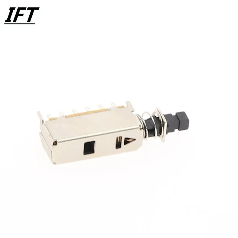 10Pcs KA03- Key Switch Direct Key Power Switch Set Top Box Promotion Self locking Switch Unlocking PS-42F42