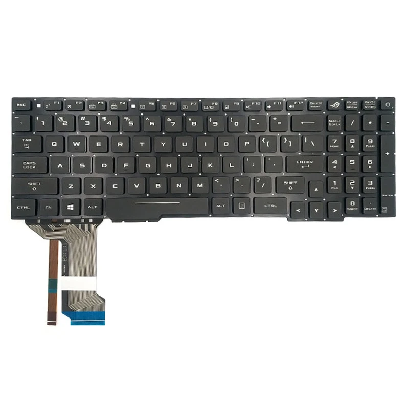 English Laptop Replacement Keyboard For Asus GL553 Series GL553V GL553VW ZX553VD ZX53V FX553VD US Layout With Backlight