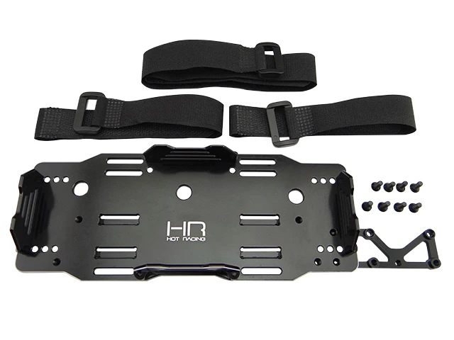 HR Aluminum Battery Tray Set with Receiver Box Mount 6S 8S for 1/10 Senton 1/8 Kraton Outcast Talion and Typhon BLX