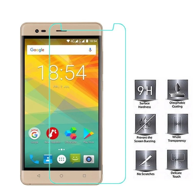 Tempered Glass for Prestigio Grace Z3 Z5 Muze A7 F3 D3 E3 MultiPhone 3501 DUO Screen Protector Film Protective Screen Cover