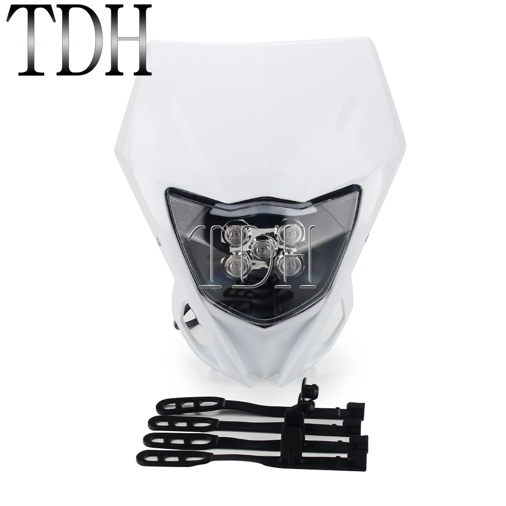 Dirt Bike Dual Sport LED Head Light Enduro Motocross Headlight Fairing For YAMAHA WR TTR TT YZ YZF FX XT WR250 WR450 YZ125 YZ250