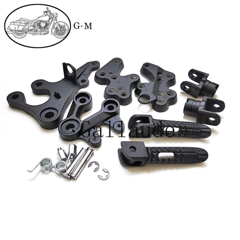 Motorcycle Front Footrest Foot Pegs Set For Suzuki GSXR1000 GSXR 1000 2005 2006 2007 2008