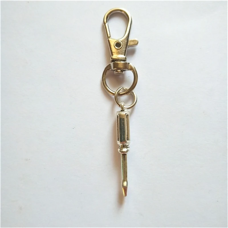 Screwdriver Keychain Screwdriver Pendant Screwdriver Jewelry Construction Male Keychain Tool Keychain