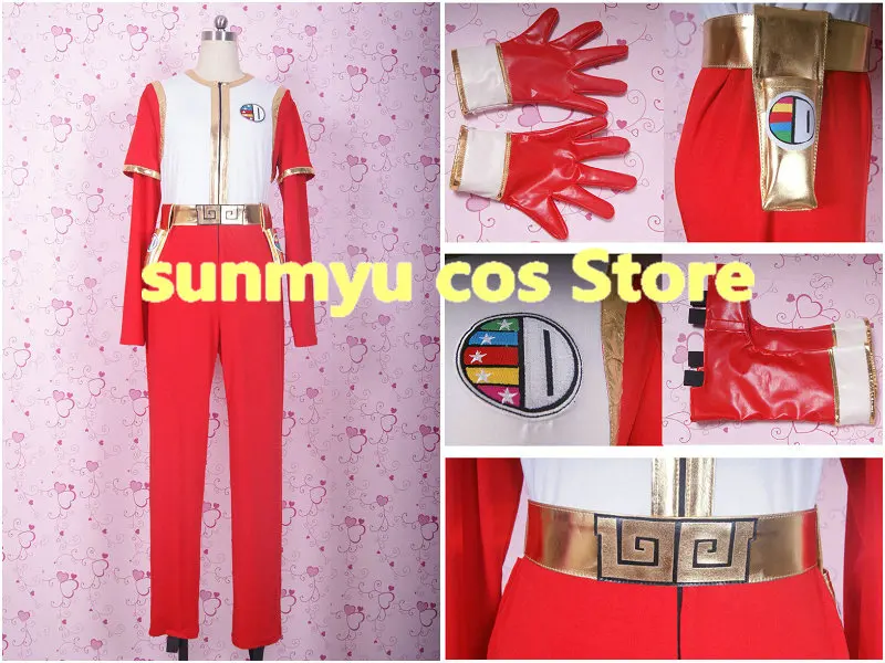 Gosei Sentai Dairanger Rou RyuuRanger Cosplay Costume,Custom Size Halloween Wholesale Good Quality