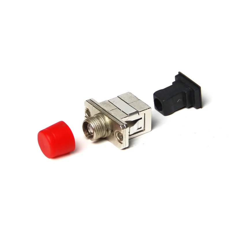 Low Loss SC-FC fiber optic adapter Simplex flange coupler SC to FC Connector Fiber Optic Flange Optical Attenuator