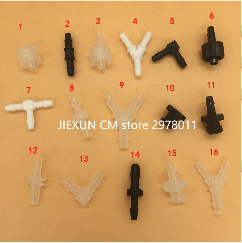 Roland Mimaki – raccords en plastique pour imprimante à jet d'encre, solvant UV, forme Y, connecteur de tube d'encre, adaptateur de tube, 50 pièces