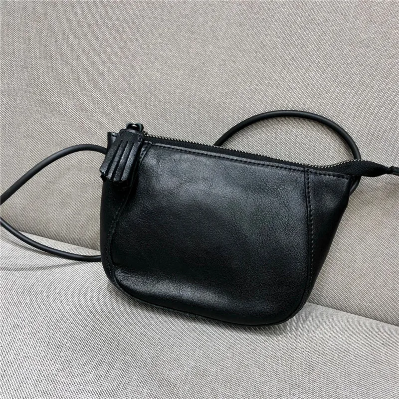 Bolsa crossbody retrô multifuncional para mulheres, mini bolsa de ombro couro natural, pequenos sacos mensageiro para senhoras, novo Shell, 2021