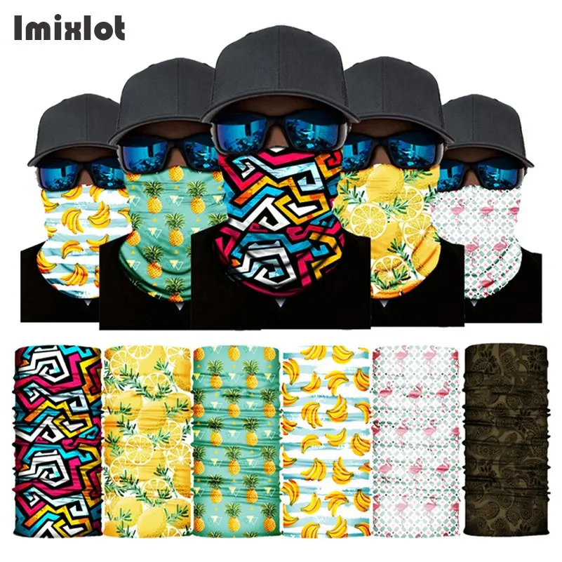 Multifunctional Bandana Winter Magic Scarf Outdoor Sports Headband Seamless Hiking Fishing Tube Face Shield Men Women Scarf