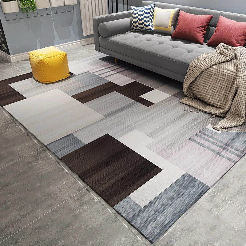 Geometric Modern Carpet For Living Room Bedroom Anti-Slip Floor Kitchen Mat Simple Nordic Study Room Carpet Area Rugs Customize