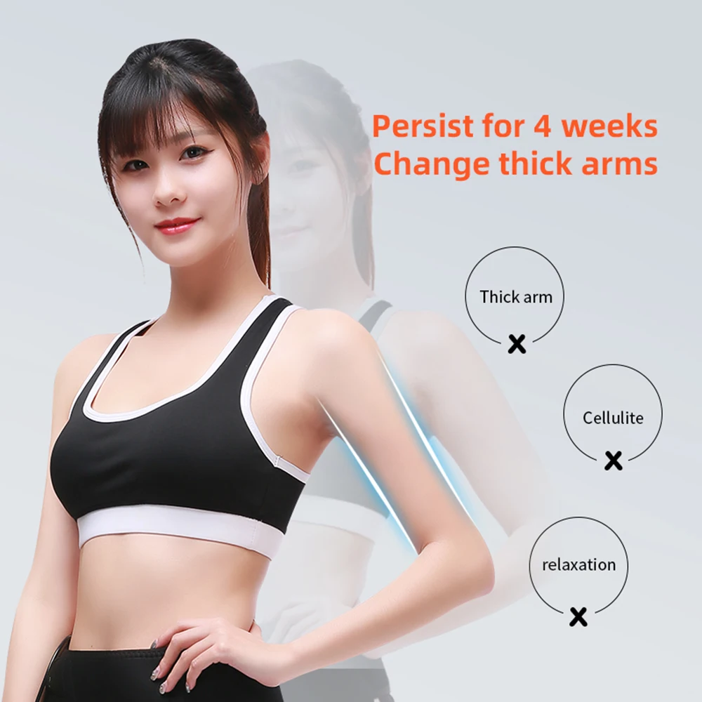 NEW Sports Arm Slimming Belt Portable EMS Vibration Girls Bodybuilding Exercise Weight Loss Thigh Calf Home Fitness Equipment