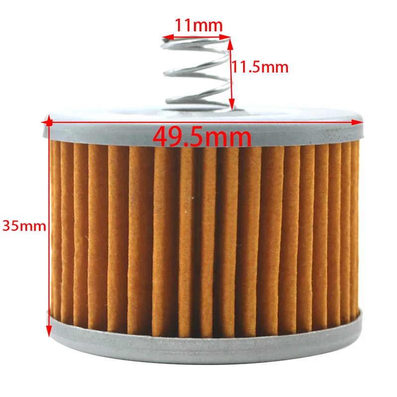 1/2/4/8 pcs Motorcycle Oil Filter For Bajaj 100 Boxer CT100 115 Caliber 130 Boxer BM150 135 Pulsar For Yamaha YS125 150 Byson