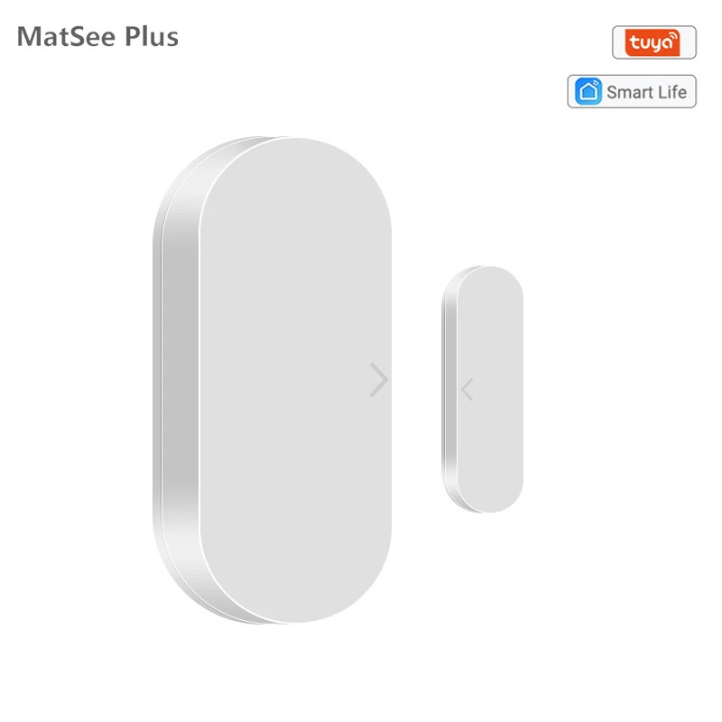 

Tuya Smart Life ZigBee Door Window Sensor Open Closed Detectors App Monitor Home Security Remotely Automation Smart Scenes DIY