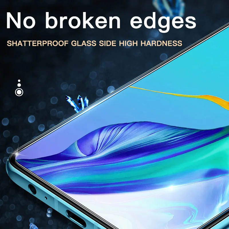 3pcs Full Cover Screen Protector Tempered Glass For Huawei Honor 10i 20 Pro 8X 9X 9 Honor 20i 10 lite P30 Lite Clear Glass Film