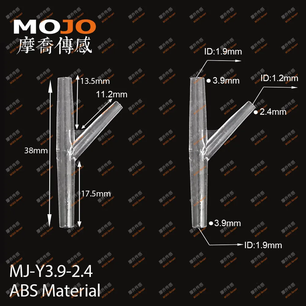 

2020 Free shipping!! MJ-Y3.9-2.4 Special barbed three connectors for 2.4mm to 3.9mm(20pcs/lots)