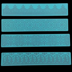 Silicone Lace Mat Fondant Cake Decorating Tools Sugarcraft Chocolate Cupcake Baking Mold