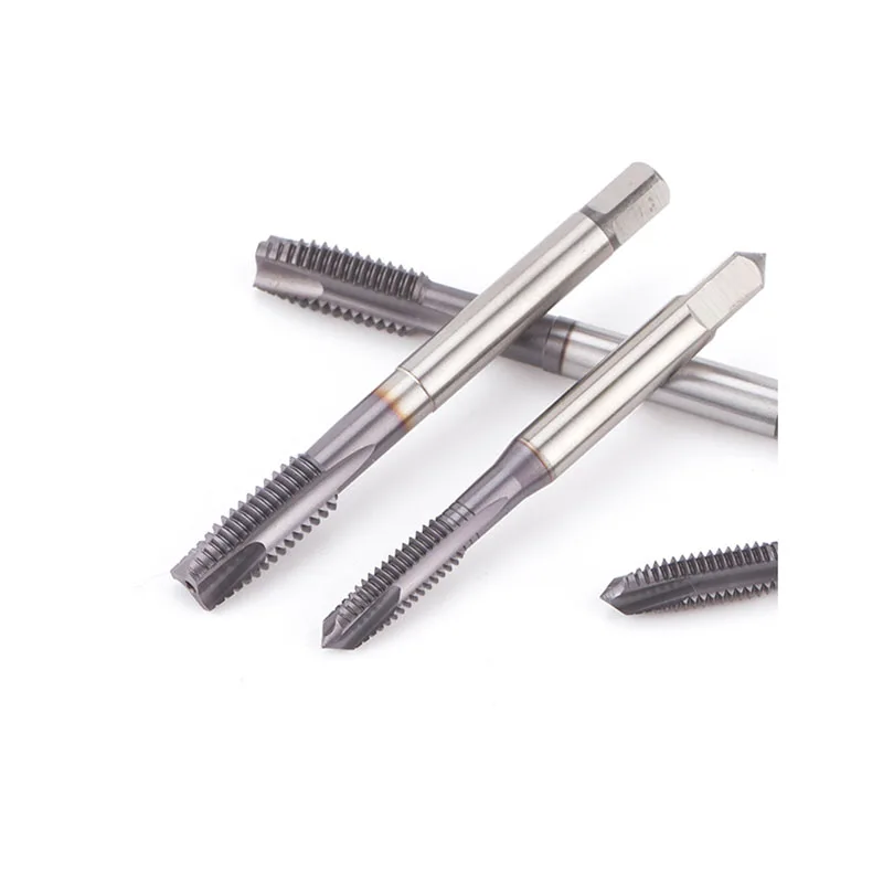 Grifo de acero inoxidable con ranura recta, punta de tornillo, cono de grifo M2M3M4M5M6M8M12