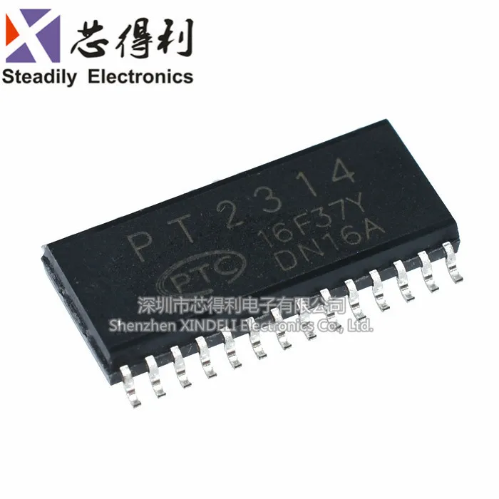 10pcs/lot Pt2314e Pt2314 Sop28 Four-Input Sound Quality Processing Tone Control Circuit New