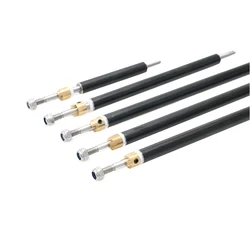 Conjunto de eje Universal de 4mm, Kit de eje de transmisión de acero inoxidable 304, 100/150/200/250/300mm con rodamiento de brida para piezas de barco RC, 1 ud.