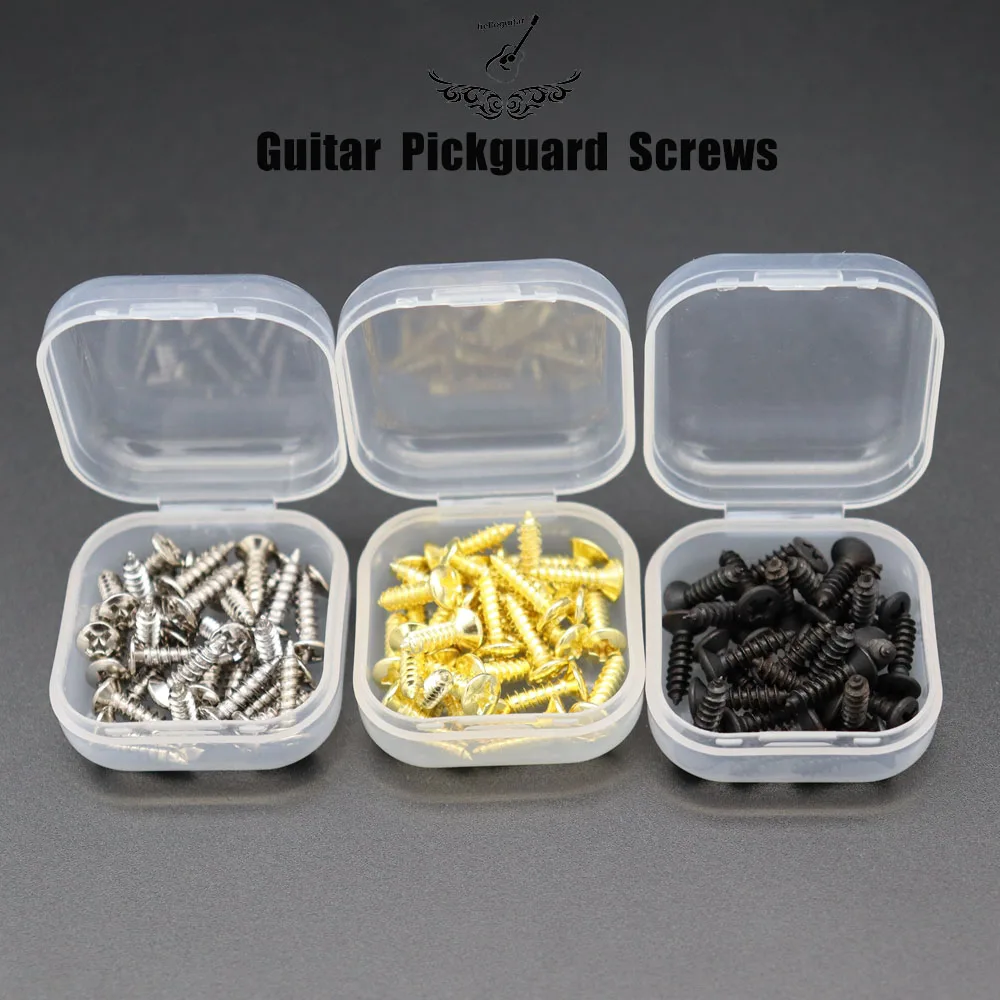 3mm Electric Guitar Pickguard Screws  Scratch Plate Mounting Screws For ST/TL LP/SG Electric Guitar Bass(Pack of 30)