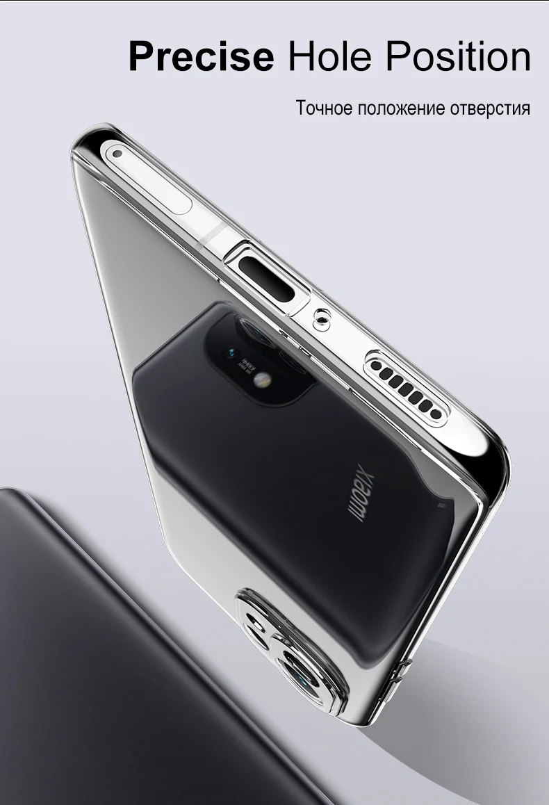 Ultradünne, klare Hülle für Xiaomi 11 Lite 5G NE, transparentes TPU-Silikon, weiches Mi Xiaomi 11 Lite Xiaomi 11 Lite 4G-Abdeckung – Detail 7