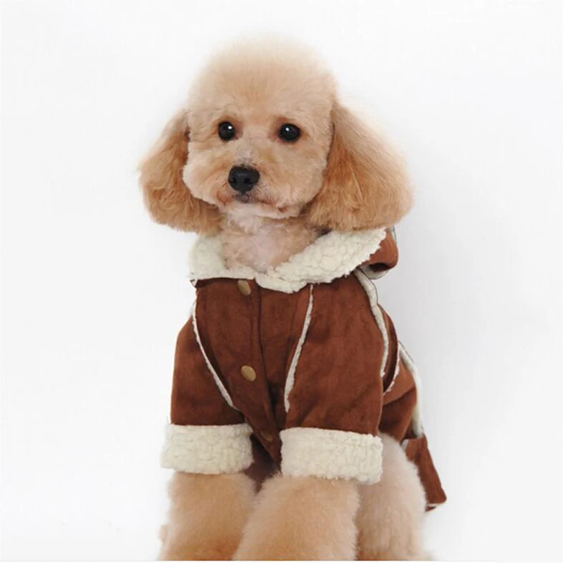 Pet Dog Jacket New Style Pet Jacket Cute Dog Winter Coat The Most Popular Dog Clothing 5 Size And 3 Color Supply