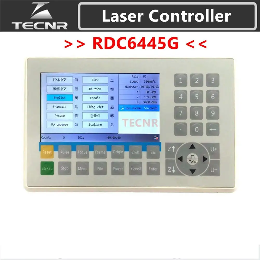 

Ruida RDC6445G panel mother board Co2 Laser DSP Controller for Laser Engraving and Cutting Machine