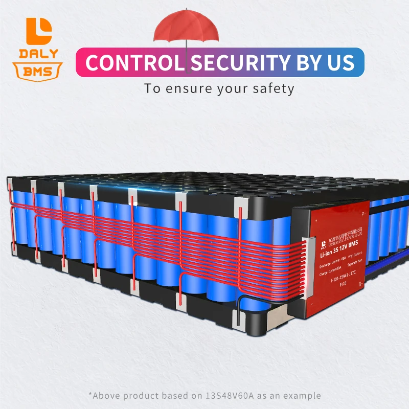 12V BMS 3S 40A Circuit Board Daly Li-ion BMS 15A 20A 30A 50A 60A